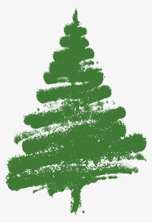 Shrub Clipart Evergreen - Christmas Tree