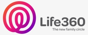 Logo With Tagline And Gradient - Life 360 App