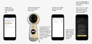 Connect Your Samsung Gear 360 2017 Camera To The Jobwalk - Samsung Gear 360 (2017)