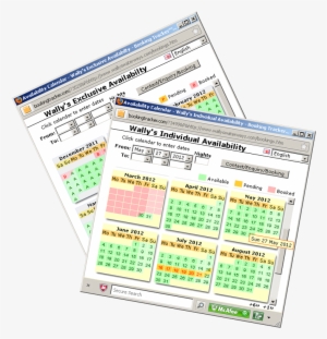 Availability Calendar Notes - Utility Software