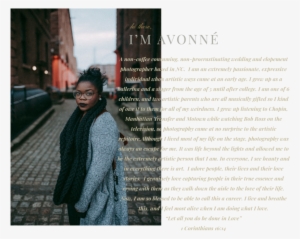 Avonne Photography About