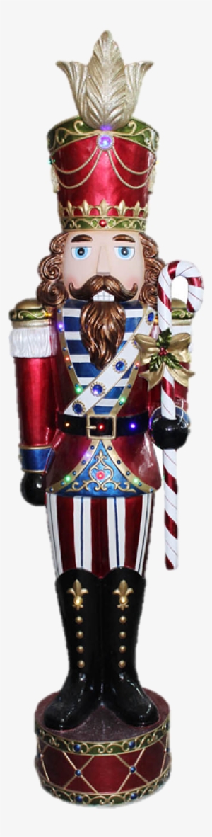 5"h Jeweled Nutcracker - Fiberglass