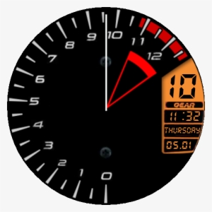 Bike Rev Counter - Wall Clock