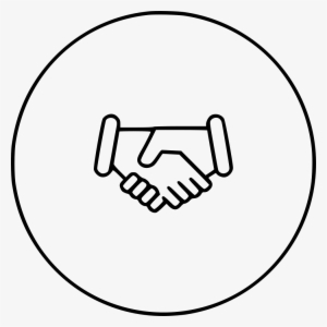 Hand Handshake Deal Comments - Shake Hand Line Icon