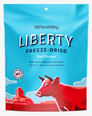 Buckley Liberty Freeze-dried Beef Recipe Dry Dog Food - Buckley Liberty Freeze Dried Dog Food, Beef, 10 Oz