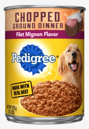 pedigree® wet dog food chopped ground dinner filet - pedigree canned dog food