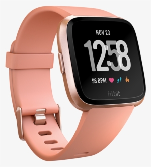 The Fitbit Versa Smartwatch Offers 24/7 Heart-rate - Fitbit Versa Rose Gold