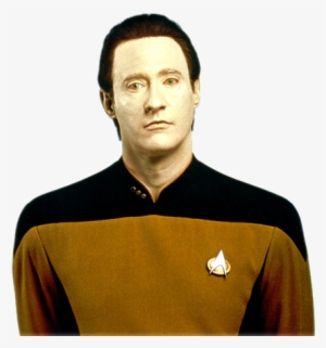Data Tng 1 - Data Star Trek Png
