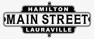 Hamilton Lauraville Main Street Logo - Calligraphy