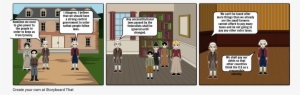 Washington And Hamilton - Cartoon