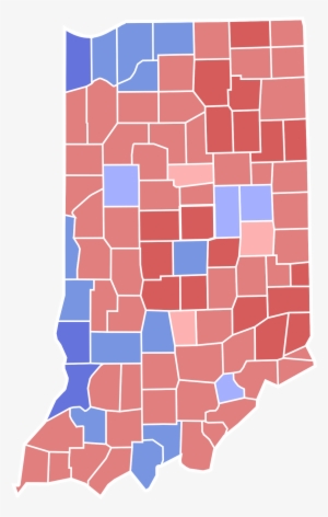 Indiana Electoral 2016 By County