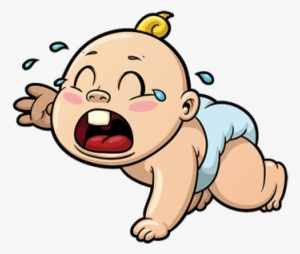 Cartoon Bebé Llorando - Baby Crying Cartoon Png