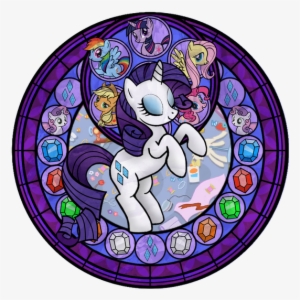 25 May 2012 - My Little Pony Stained Glass Rarity