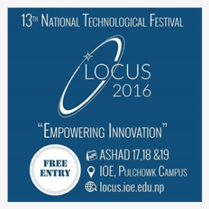 locus 13th national technological festival - poster