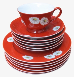 Noritake Red Daisy China - Plate
