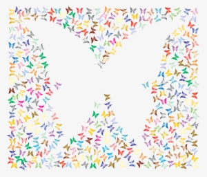 Medium Image - Butterfly Colorful Frame Png