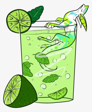 Mojito Lime Drawing Art