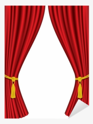 Theater Curtains Isolated On White Background Sticker - Welcome To Storytime!: The Art Of Story Program Planning