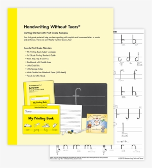 Letter & Number Formation Charts - 1st Grade Printing Teacher's Guide