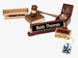 Corporate Gifts & Engravables - Hit Trophy Executive Name Plate With Free Engraving