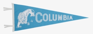 Homage Columbia University Flocked Ivy League Pennant - Columbia University Pennant Png