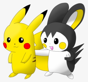 Emolga And Pikachu - Pikachu And Emolga