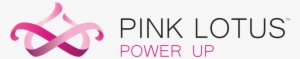 Pink Lotus Power Up Logo In Color - Breast Cancer