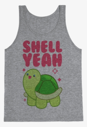 Shell Yeah Cute Turtle Tank Top - Cute Turtle