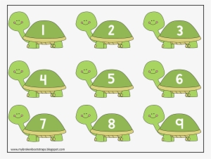 I Started By Making This Cute Math Matching Game For - Counting Turtles