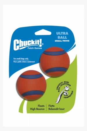 Chuck It Ultra Small - Orange And Blue Dog Ball