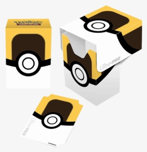 'ultra Ball' Yellow And Black Deck Box - Pokémon