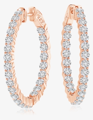 Diamond Hoop Earrings