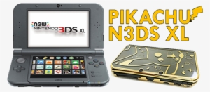 3ds-pika - New Nintendo 3ds Xl - Metallic Black