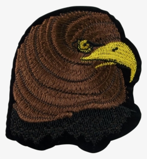 Eagle Head Embroidery Patch - Golden Eagle