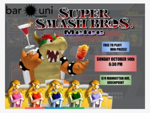 Super Smash Bros Night At Bar Uni - Super Smash Bros. Melee