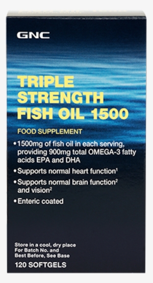 Gnc Triple Strength Fish Oil 1500 - Gnc