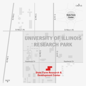 Champaign, Illinois 61820 Map Location Of Sfrdc - Research