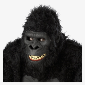 Gorilla Ape Moving Mouth Mask - Mask Gorilla