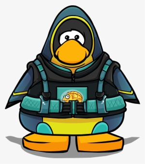 Deep Sea Diving Suit From A Player Card - Club Penguin Beta Sweater