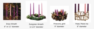 Please Click Here To Download The Order Form To See - Brass Advent Wreath With Foliage