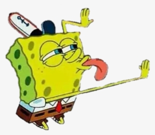 In Case You Need This - Spongebob Licking Meme Png