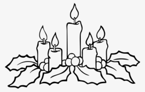 Christmas Advent Wreath Coloring Pages - Christmas Candles To Color