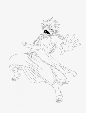 Natsu Dragneel Coloring Pages - Library
