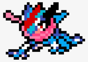 Ash Greninja Pokemon - Greninja Ash Pixel Art