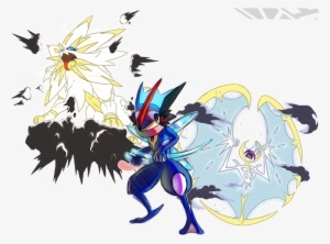 Raibow Greninja É O Ash Greninja, Mas Com Apenas Seu - Pokémon Sun E Moon Lunala