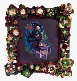 Day Of The Dead Girl Framed Original - Day Of The Dead