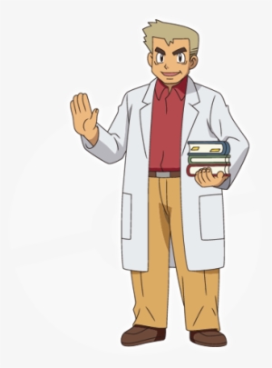 Charismatic And Popular, Professor Oak Often Appears - Pokemon Professor Oak Png