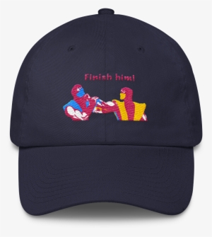 Finish Him Cap Dad Hat - Nbc Logo Hat