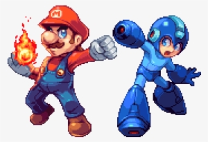 Smash Bros - - Mario Smash Bros Pixel