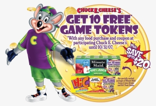 In Store Pos To Support The On Pack Promotion - Ptt Chuck E Cheese